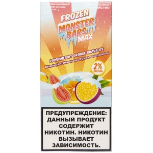 Электронная сигарета Monster Bars (6000) -  Passionfruit Orange Guava Ice (Маракуйя, апельсин, гуава)