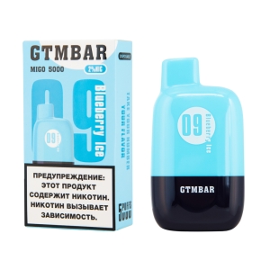 Электронная сигарета GTM Bar Migo (5000) -  Blueberry ice (Черника, лёд)