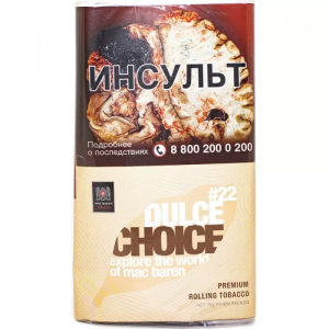 Табак для самокруток Mac Baren - Dulce Choice (40г) (Сливки Карамель)