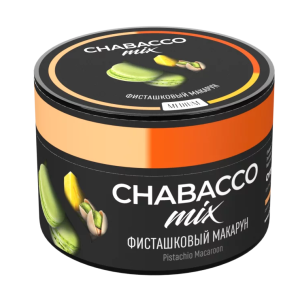 Бестабачная смесь Chabacco Mix -  Pistachio Macaroon (Фисташковый макарун) 50 гр