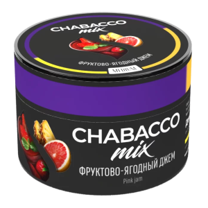 Бестабачная смесь Chabacco Mix - Pink Jam (Фруктово-ягодный джем) 50 гр