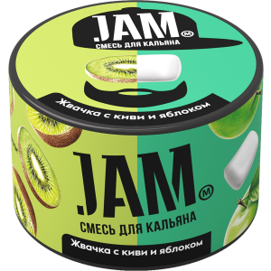 Бестабачная смесь JAM - Жвачка с киви и яблоком 50 гр