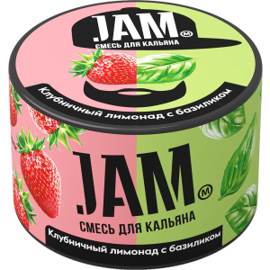 Бестабачная смесь JAM - Клубничный лимонад с базиликом 50 гр