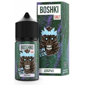 Жидкость Boshki Salt - Добрые One Ice 30 мл (Хвоя щербет ягоды холодок)