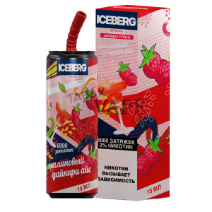 Электронная сигарета ICEBERG Strong (6000) - Малиновый дайкири