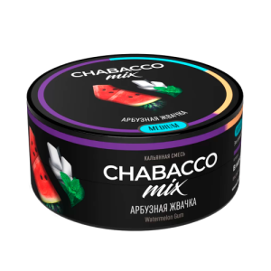 Бестабачная смесь Chabacco Mix - Watermelon Gum (Арбузная жвачка) 50 гр