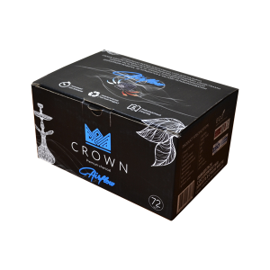 Кокосовый уголь для кальяна Crown Airflow 72 шт. (25мм, 1кг)