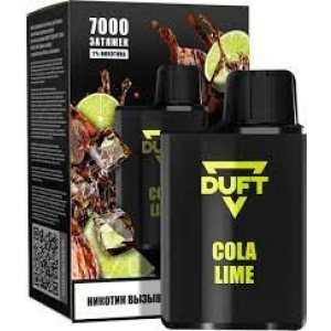 Электронная сигарета Duft (7000) - Cola Lime (Кола Лайм)